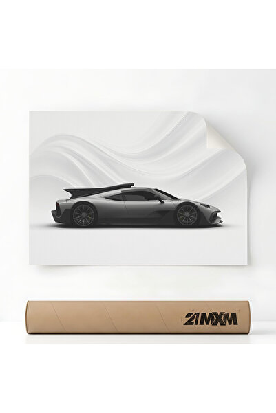 21mxm Poster Auto Premium - 1501 Project One - Gri – Design Minimalist, A4 (2...