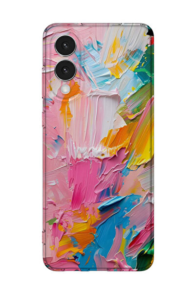 lelia غطاء هاتف شفاف مطبوع متوافق مع سامسونج جالاكسي S25 إيدج |   مجموعة: سلس...