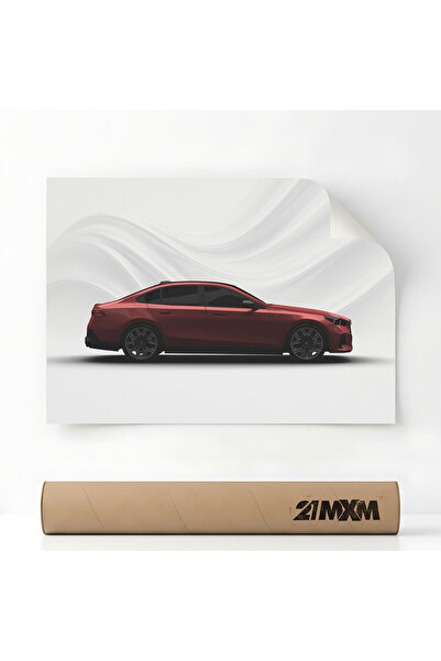 21mxm Poster Auto Premium - 1775 i5 M60 2024 Red – Design Minimalist, A4 (21 ...
