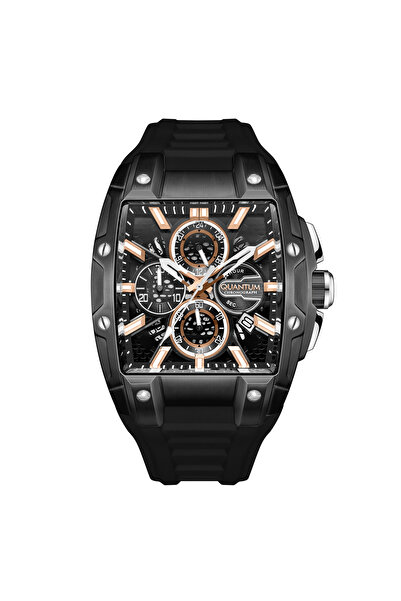 Quantum Men's Analog Black Dial Watch - HNG1161.061