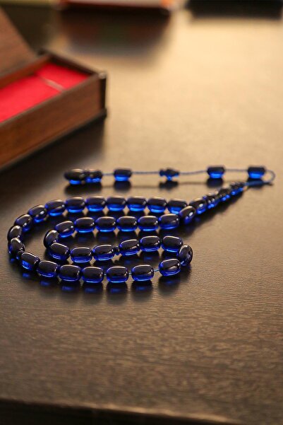 TESBİHKENTİ Midnight Blue Masterful Craftsmanship Velvety Texture Capsule Fir...