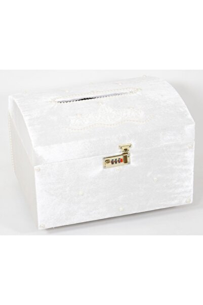 Empressco Ekru Büyük Boy Çeyiz Zarf Takı Saklama Kutusu