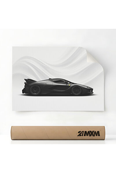 21mxm Poster Auto Premium - 1345 2015 FXX K - Black – Design Minimalist, 30 x...