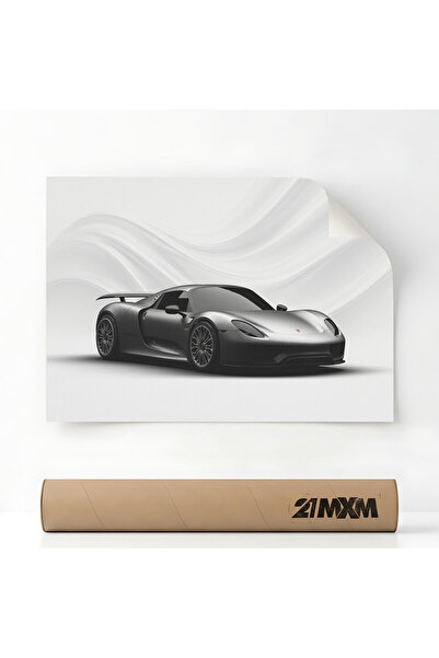 21mxm Premium Auto Poster - 1817 918 Spyder Front – Minimalist Design, 30 x 4...
