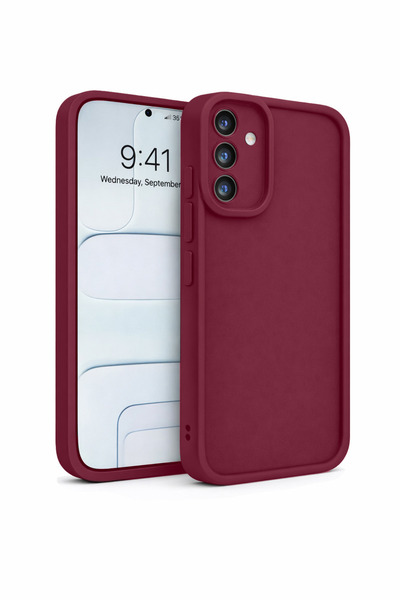 Vissona Samsung Galaxy A34 5G Uyumlu Kamera Çıkıntılı Mat Silikon Telefon Kılıfı