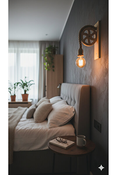 NzrWood Ahşap Teker Aplik Sade