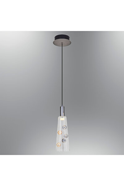 Özcan Aydınlatma 2850A-1A Funnel Tekli Sarkıt A Cam125x315 Şeffaf