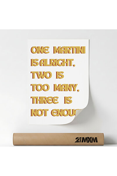 21mxm Poster Decorativ Tematica Bar & Cocktail - 'Bar 394', Material Textil, ...