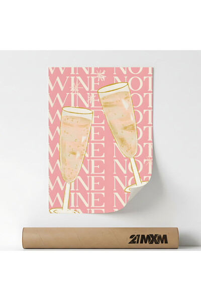 21mxm Poster Decorativ Tematica Bar & Cocktail - 'Bar 670', Material Textil, ...