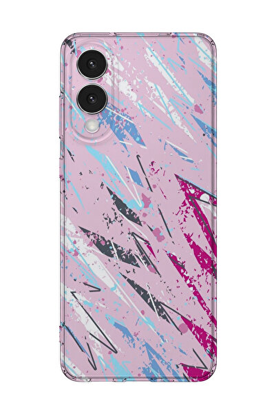 lelia غطاء هاتف شفاف مطبوع متوافق مع سامسونج جالاكسي S25 إيدج |   مجموعة كولو...