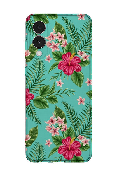 lelia غطاء هاتف شفاف مطبوع متوافق مع سامسونج جالاكسي S25 إيدج |   مجموعة فلور...