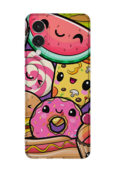 lelia غطاء هاتف شفاف مطبوع متوافق مع سامسونج جالاكسي S25 إيدج |   مجموعة: سنا...