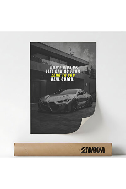 21mxm Poster 'Don’T Give Up' Pe Panza Mata – Design Minimalist, 30 x 40 cm, F...