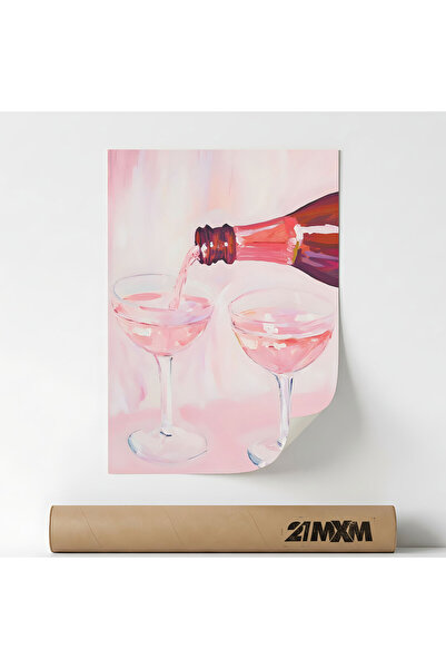 21mxm Poster Decorativ Tematica Bar & Cocktail - 'Bar 41', Material Textil, F...
