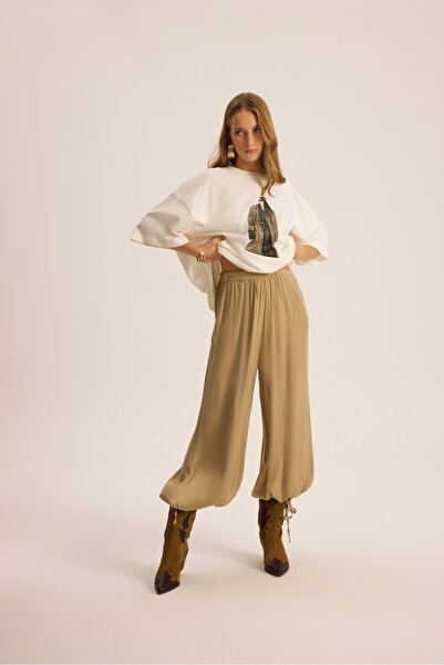 MAI STUDIOS CO. Aria Bej Şalvar Pantolon