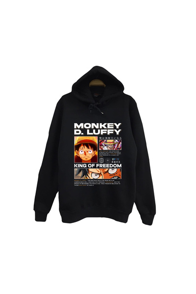 fame-stoned One Piece - Monkey D. Luffy - Anime Printed Unisex 100% Cotton Bl...