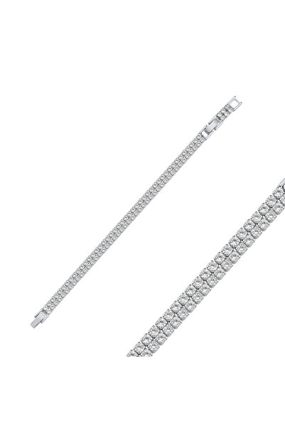 Merano Design 3mm Çift Sıra Su Yolu Bileklik