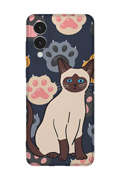 lelia غطاء هاتف شفاف مطبوع متوافق مع سامسونج جالاكسي S25 إيدج |   المجموعة: ق...