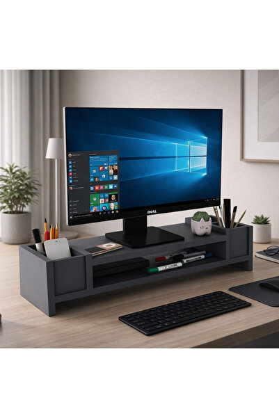 Betroya Ordena Antrasit Ergonomi Monitör Yükselticisi