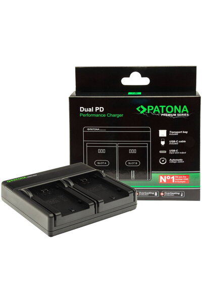 Patona Incarcator Premium Dual PD cu USB compatibil Canon LP-E17 - 121676