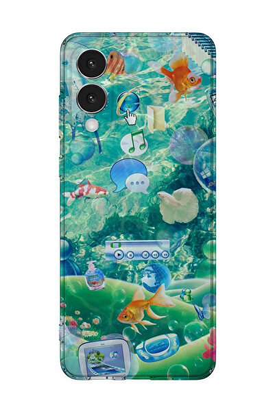 lelia غطاء هاتف شفاف مطبوع متوافق مع سامسونج جالاكسي S25 إيدج |   مجموعة: إير...