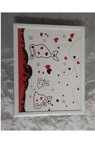 esdekor Kedili Cushioned Patterned Pleasure Tray 1 Piece