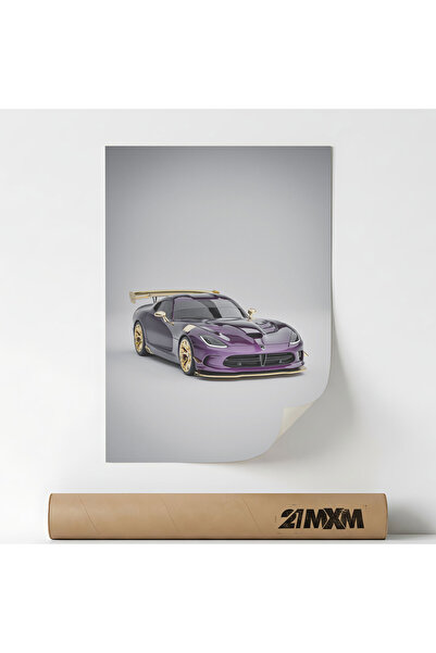 21mxm Poster Auto Premium - Viper ACR 04 – Design Minimalist, 30 x 40 cm, Far...