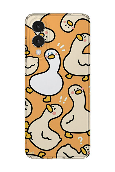 lelia غطاء هاتف شفاف مطبوع متوافق مع سامسونج جالاكسي S25 إيدج |   مجموعة: Mem...