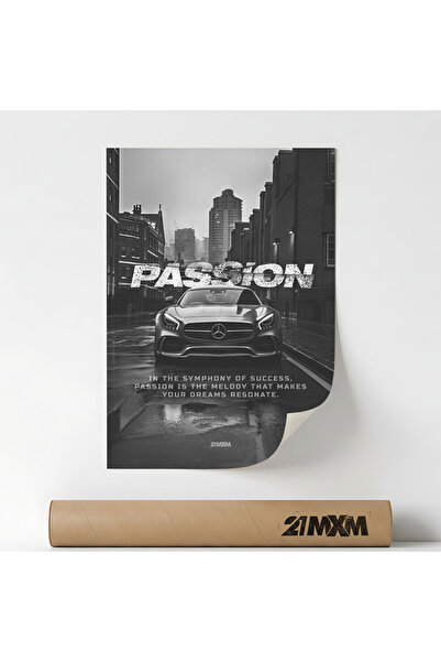 21mxm Posterul „În Simfonia Succesului” Pe Panza Mata – Design Minimalist, Fa...