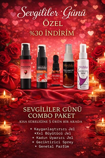 meyhika Sevgililer Gününe Özel Kombo Paket 5 li