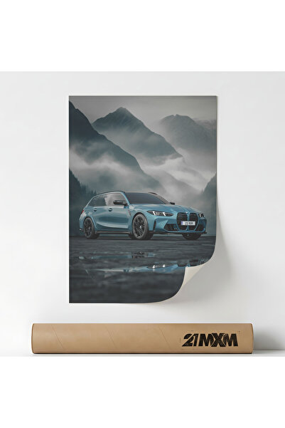 21mxm Poster Auto Premium - M3 Touring 2025 07 – Design Minimalist, Fara Rama