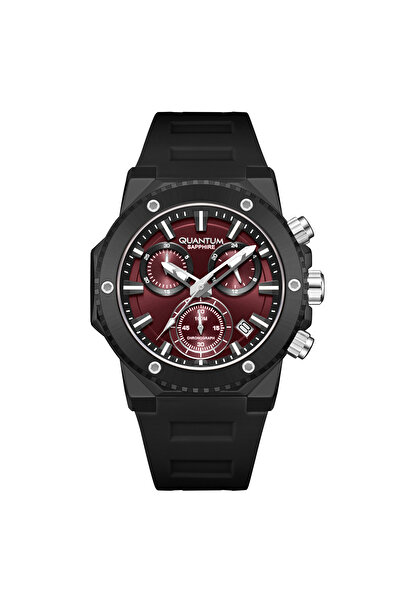 Quantum Men's Analog Red Dial Watch - HNG1232.681