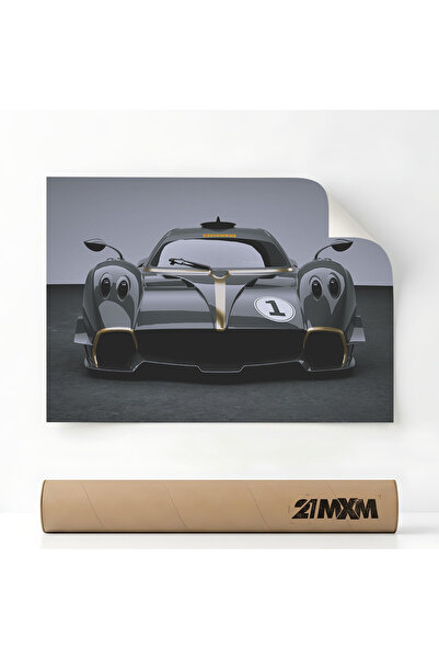 21mxm Poster Auto Premium - Huayra R 03 – Design Minimalist, 30 x 40 cm, Fara...