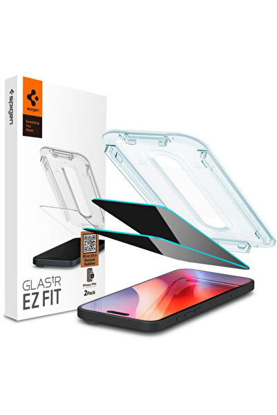 Spigen Folie pentru iPhone 16 Pro (set 2) - Glas.tR EZ FIT - Anti-spion