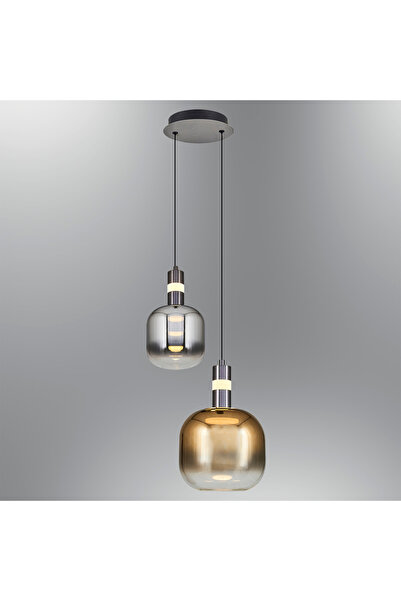 Özcan Aydınlatma 2851-2A-28 Daruu 2'li Cam Sarkıt Mixed