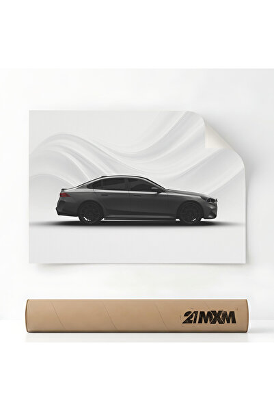21mxm Poster Auto Premium - 1692 M5 G90 Grey – Design Minimalist, A4 (21 x 29...