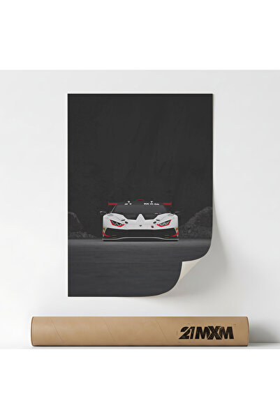 21mxm Poster Auto Premium - Huracan GT3 EVO-2 07 – Design Minimalist, 30 x 40...
