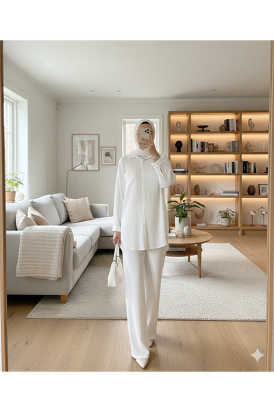 bellura Single Pocket Striped Pattern Shirt