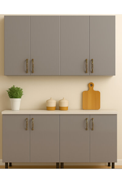 BRC Bucatarie 160 mdf acryl gri