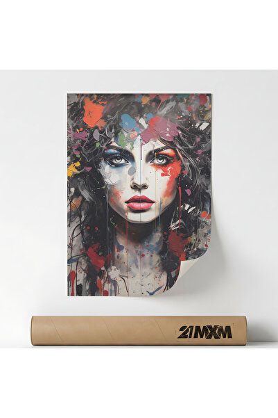 21mxm Poster 'Arta 07' Pe Panza Mata – Design Minimalist, A4 (21 x 29.7 cm), ...