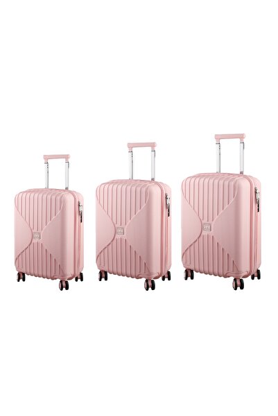 IVS Unisex Kilitli Dayanıklı Valiz Büyük - Orta - Kabin Boy Seyahat Çantası