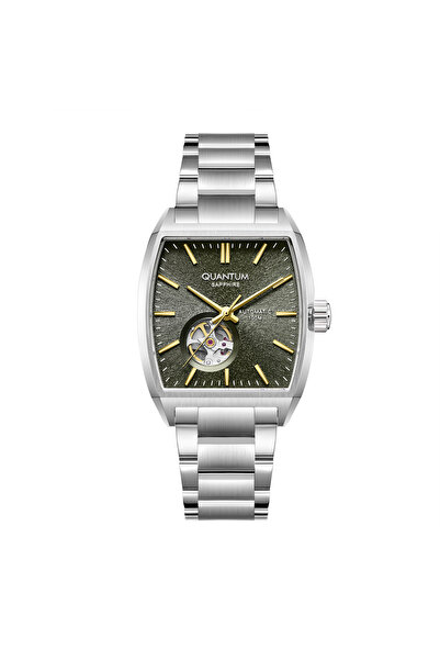Quantum Men's Analog Green Dial Watch - QMG1226.370