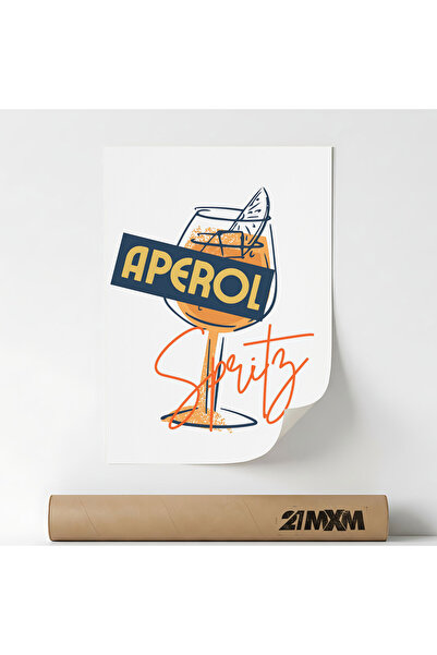 21mxm Poster Decorativ Stil Italian 'Aperitivo 4', Material Textil, A3 (29.7 ...