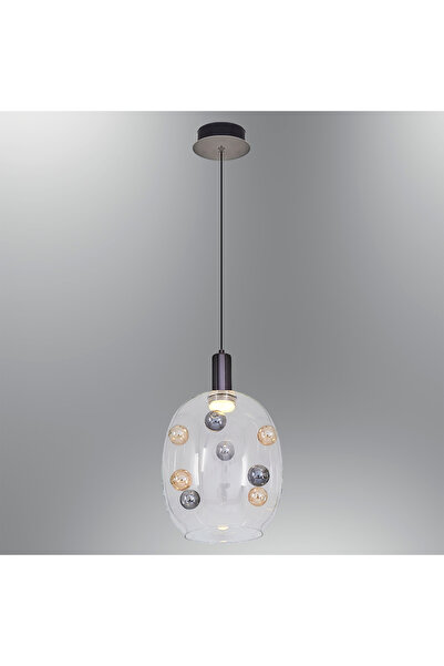 Özcan Aydınlatma 2850B-1A Funnel Tekli Sarkıt B Cam 200x270 Şeffaf