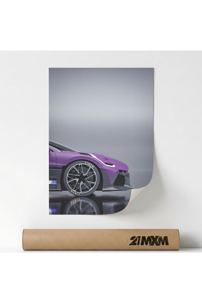 21mxm Αφίσα αυτοκινήτου υψηλής ποιότητας - Divo 02 – Μινιμαλιστικός σχεδιασμό...