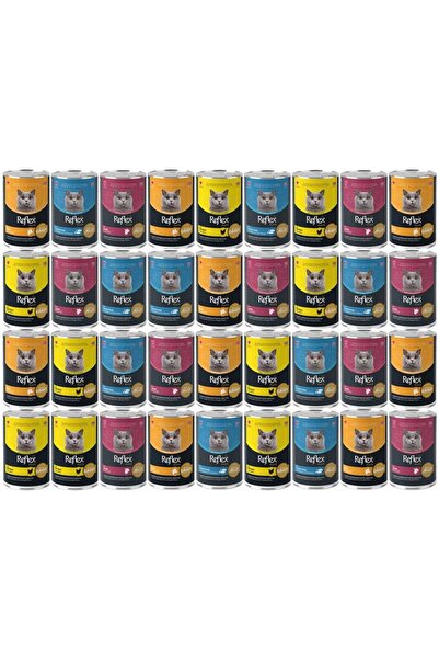 Reflex Plus KarışıkYetişkin Kedi Konservesi 400 Gr *36 ADET