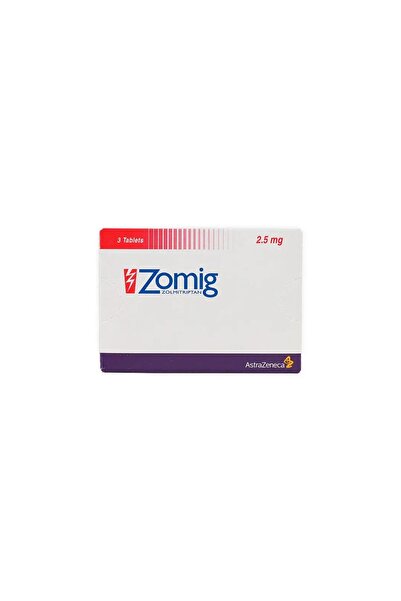 AstraZeneca ZOMIG 2.5MG TAB 3'S - FOR