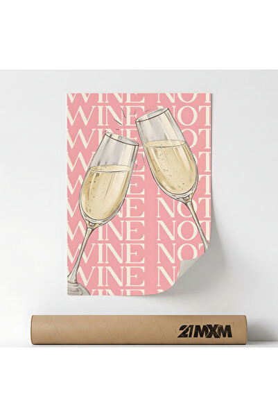 21mxm Poster Decorativ Tematica Bar & Cocktail - 'Bar 673', Material Textil, ...