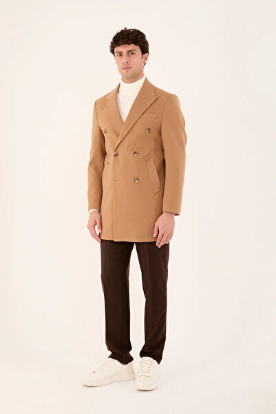 The Tailor Classics Men's Buttoned Cashmere Coat