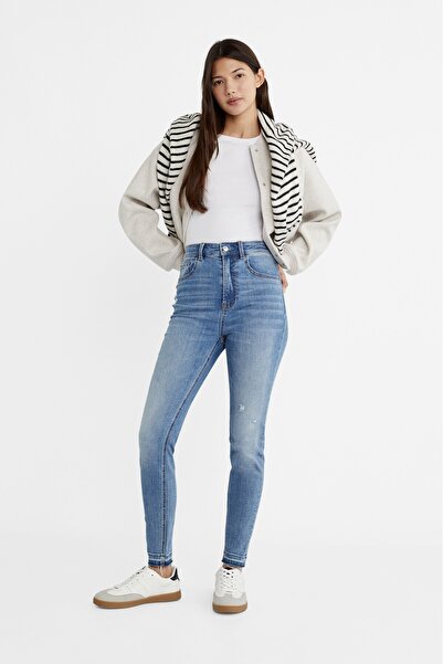 Stradivarius D09 Super high-waist skinny jeans